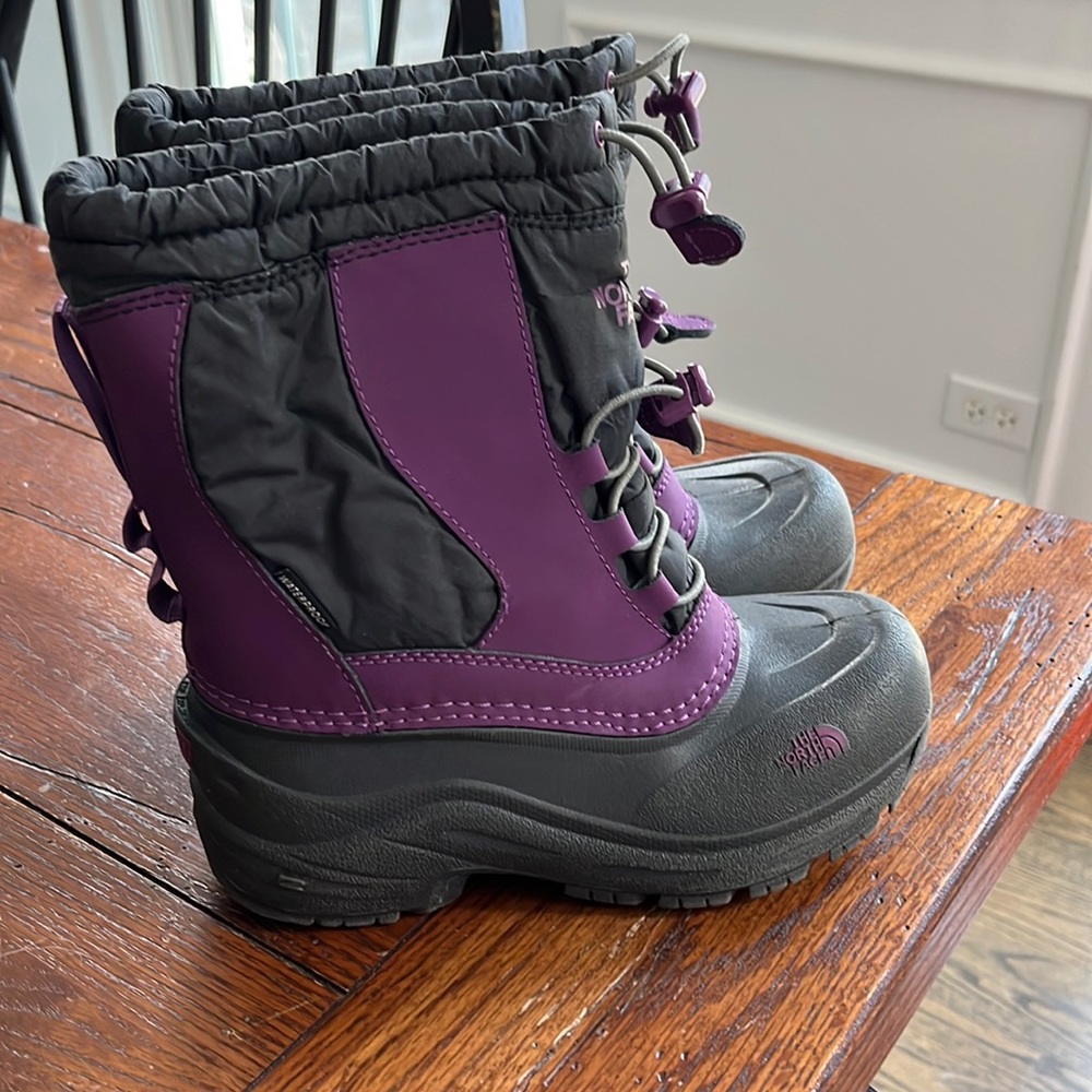 North face kids winter boots